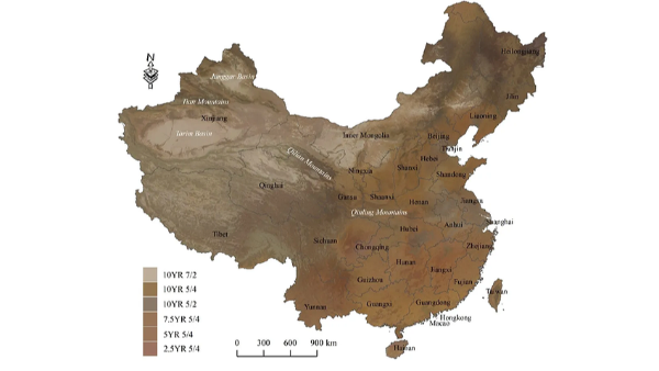 中國第一幅高精度土壤顏色地圖出爐，研究員是這樣了解土壤成分的